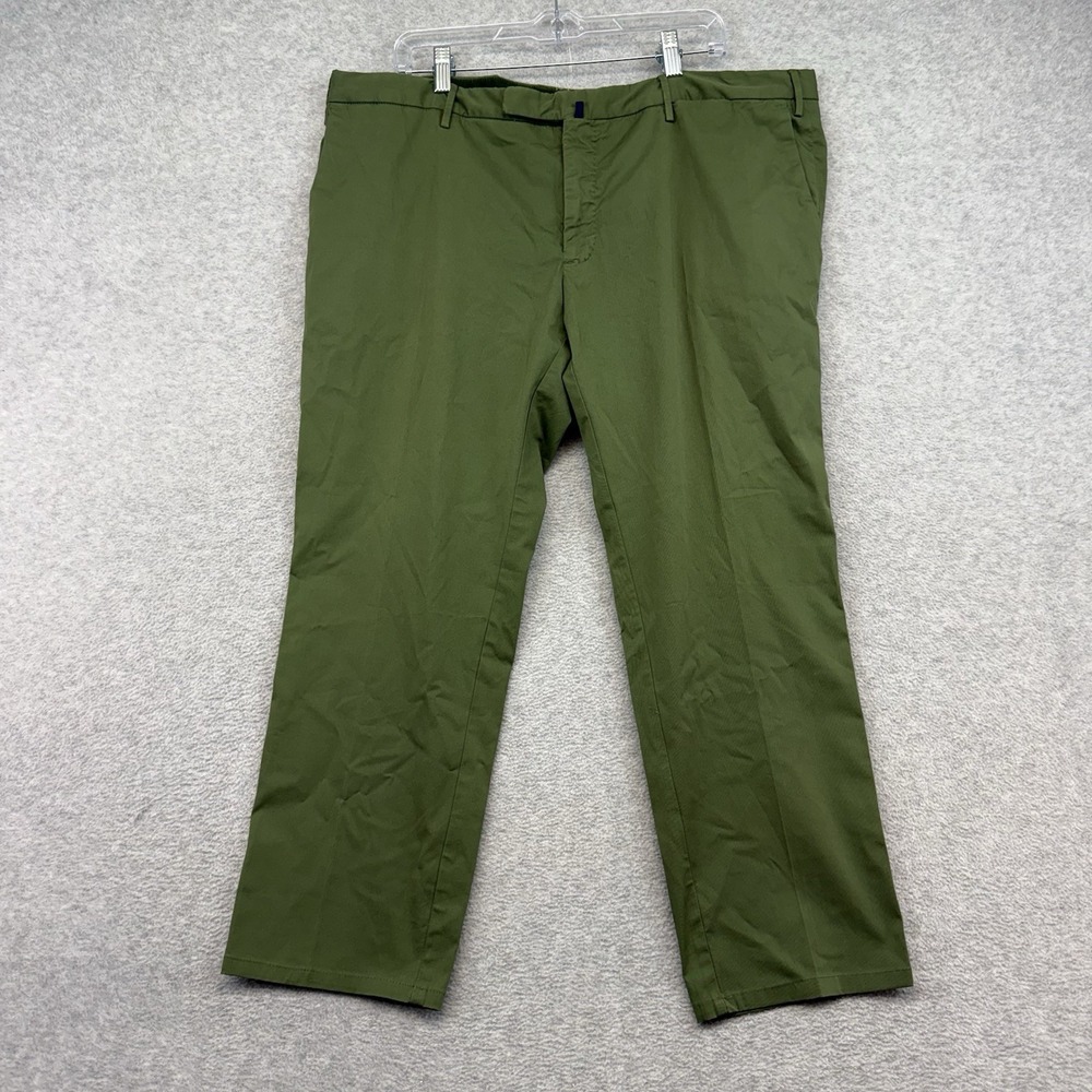 Incotex Slowear Royal Batavia Slim Fit Pants Chino Green Preppy Size 40x27 (60)